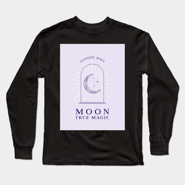 Lunatic Soul | Moon True Magic Long Sleeve T-Shirt by AladdinHub